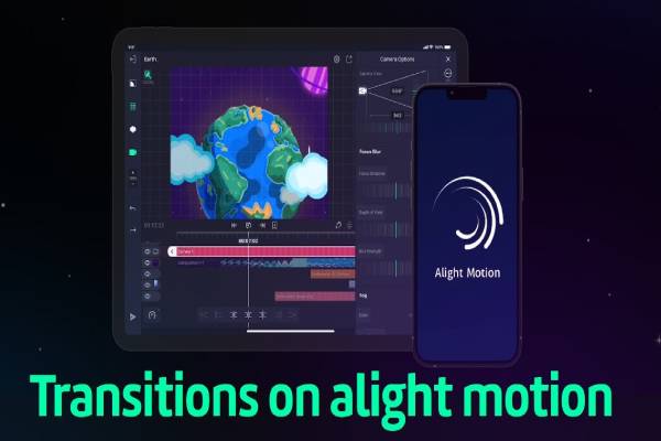 transitions and animations alight motion